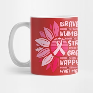 Be Brave Breast Cancer Awareness Month Mug